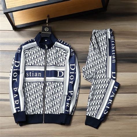 dior monogram tracksuit|christian dior tracksuit men.